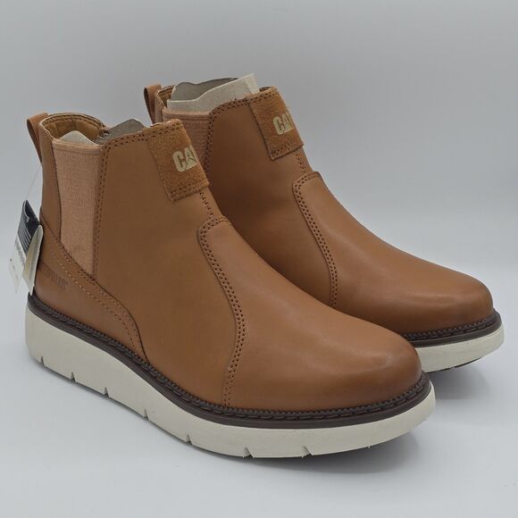 Caterpillar Shoes - CAT Chariot Chelsea Boots P311823 Women’s Ashew Cajou Leather Size 8.5 US